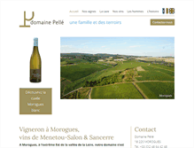 Tablet Screenshot of henry-pelle.com